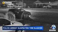 Suspected tire slasher caught on video in Simi Valley