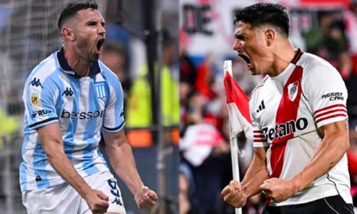 Racing y River se enfrentarán en los octavos del Torneo Clausura
