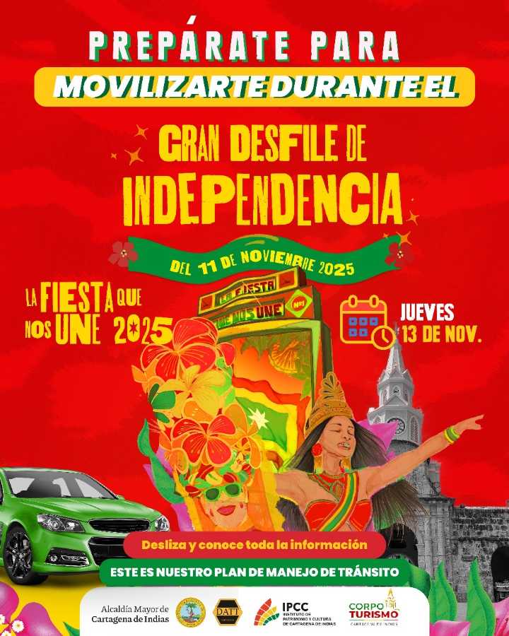 Este es el plan de movilidad para el Gran Desfile de Bando del 13 de noviembre