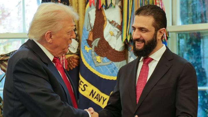 Trump hosts Syrian president al Sharaa at historic Oval Office meeting