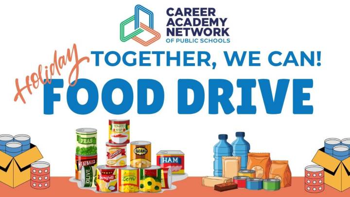 Career Academy Network to host Holiday Food Drive until mid