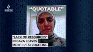 “Lack of resources” in Gaza leaves mothers struggling