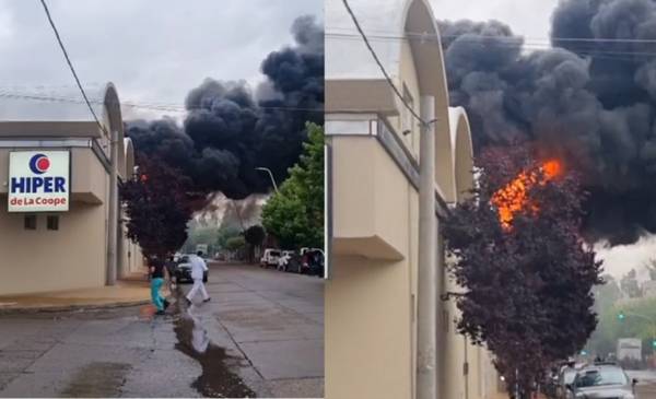 "Parece increíble que, después del 7 de marzo, pase esto...", dijo el gerente de la Coope tras el incendio
