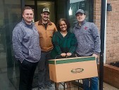 Upper Darby firefighters union delivers Thanksgiving meal boxes