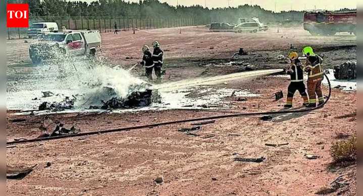 IAF pilot dies as Tejas fighter crashes at Dubai air show