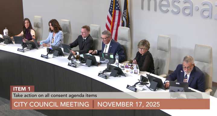 Mesa Council to consider contract for furniture for city property at future meeting