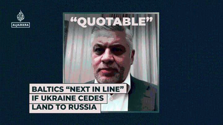 Baltics “next in line” if Ukraine cedes land to Russia