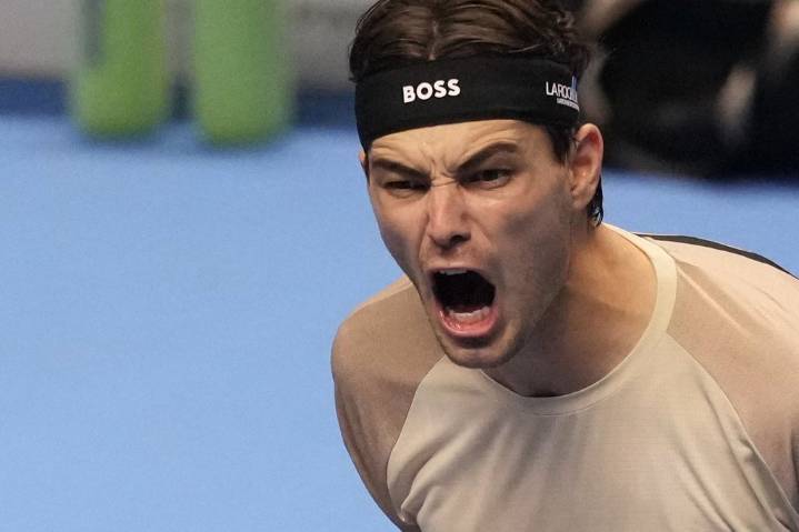Last year’s finalist Fritz beats late entry Musetti at ATP Finals