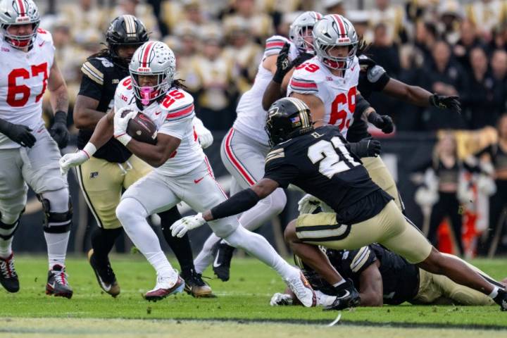 Julian Sayin, Jeremiah Smith propel No. 1 Ohio State past Purdue 34