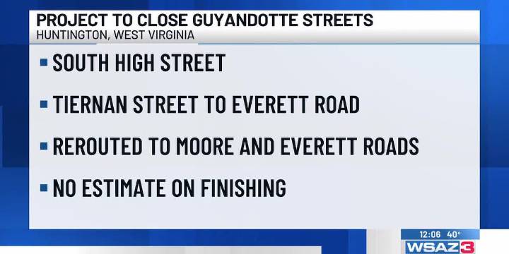 Project to close Guyandotte streets
