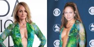 Amber Valletta Rewears the Iconic J.Lo Green Versace Dress, 26 Years After She Wore It First | Amber Valletta, Donatella Versace, Jennifer Lopez | Celebrity News and Gossip | Entertainment, Photos and