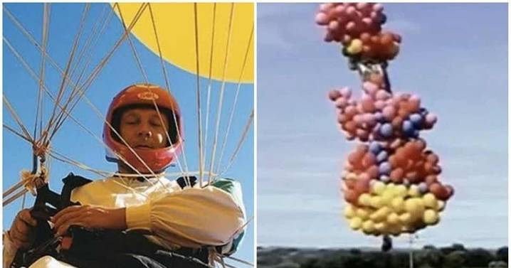 Así murió el sacerdote que voló atado a 1.000 globos