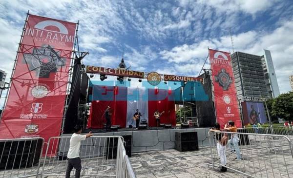 EN FOTOS | La comunidad peruana de La Plata ya festeja el Inti Raymi en Plaza Moreno