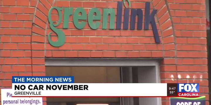 Greenville city officials encourage No Car November