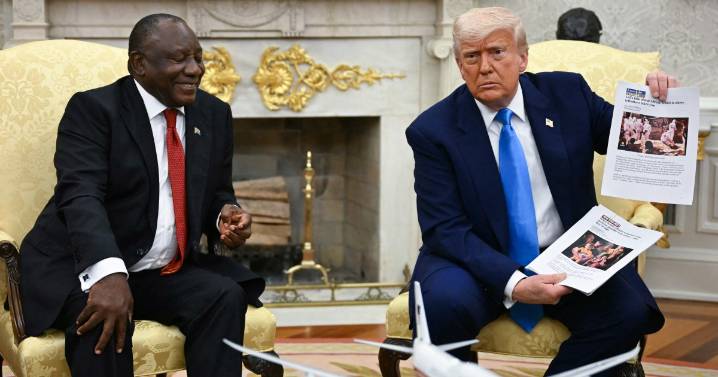 Trump says US to boycott South Africa G20 summit over white ‘genocide’