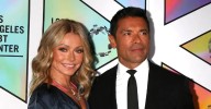 Mark Consuelos Massages Kelly Ripa's Leg on 'Live': 'That Feels Good!'