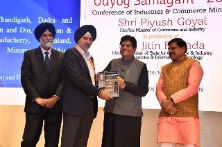 J&K Govt Honoured With Top Achiever Award In EoDB, BRAP At Udyog Samagam 2025 In New Delhi