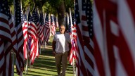 Scenes from the Fields of Valor flag display over the years