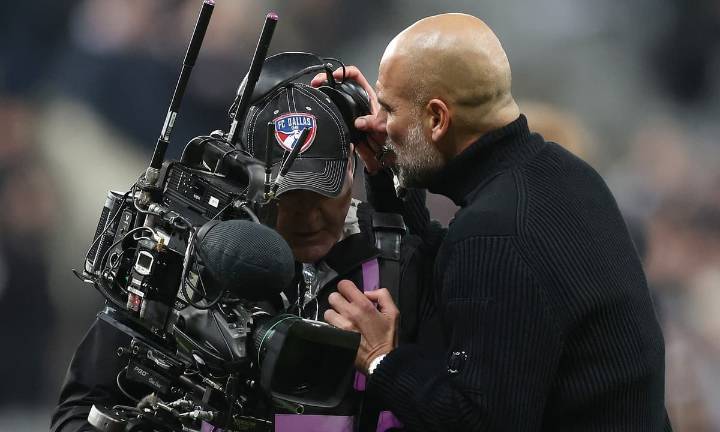 Pep Guardiola 'embarrassed' and 'ashamed' after cameraman confrontation at Newcastle