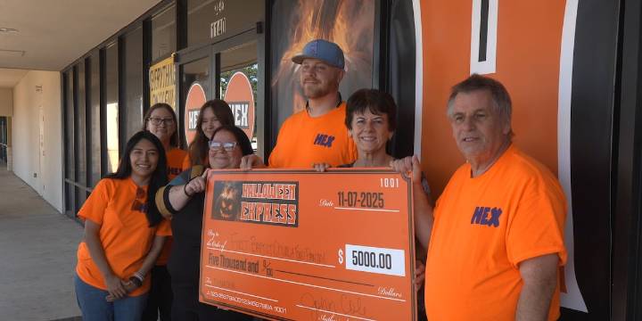Halloween Express partners with First Baptist Church food pantry