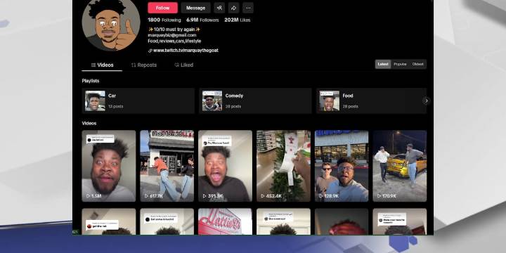 TikTok star Marquay Collins dies at 24