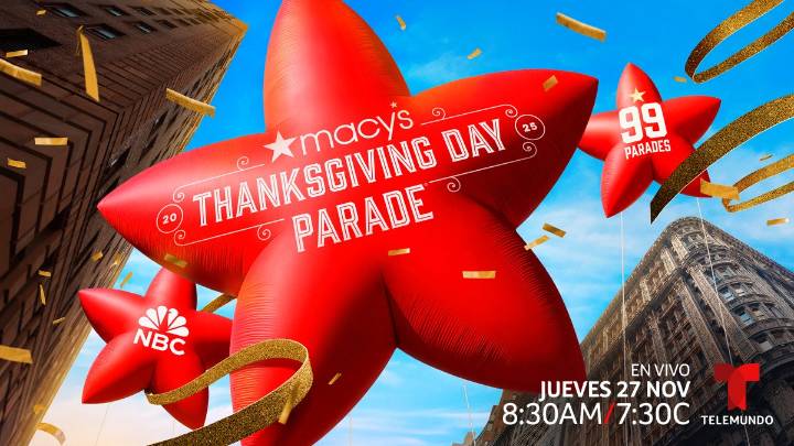 Macy’s Thanksgiving Day Parade por Telemundo: cómo verlo en vivo