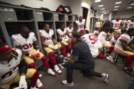 How the 49ers' battered defensive line is fighting through a season from hell