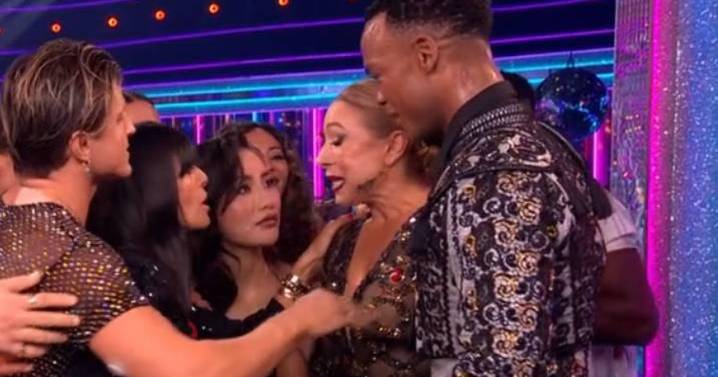Strictly's Claudia Winkleman interrupts show as Alex Kingston makes 'difficult' admission
