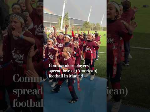 Commanders players spread love of (American) football