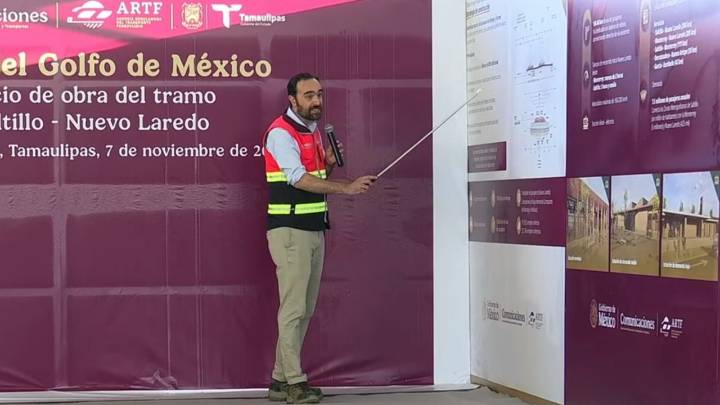 Tren del Golfo de México: estación Saltillo-Nuevo Laredo generará más de 43 mil empleos