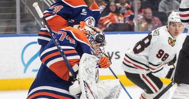 Bouchard, McDavid lead Oilers in 3-2 overtime win over Blackhawks