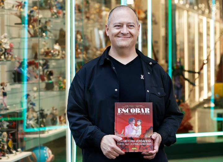 El hijo de Pablo Escobar publica un cómic sobre su infancia: “Yo conciencio, Netflix glorifica”