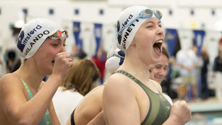Photos from Day 2 of the New York state girls swimming championships