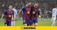 Un Barça con un Lewandowski insaciable se impone al Celta (2-4) y le recorta dos puntos al Real Madrid