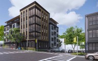 Developer proposes five-story condo building at Washington and Cornell in Roslindale, across from smaller building he's currently putting up