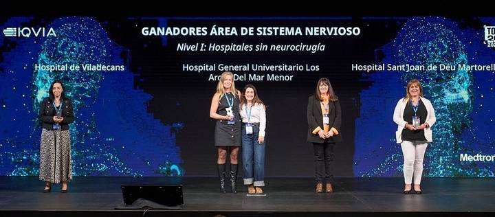 La Unidad de Neurología del Hospital Los Arcos recibe un prestigioso premio nacional por su atención integral a pacientes