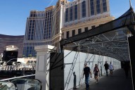Las Vegas Strip pedestrian bridges enclosed to enhance safety for F1 race 