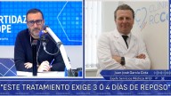 Doctor Cota, en El Partidazo de COPE: "El descanso tras la radiofrecuencia nunca suele ser menos de 4 días"