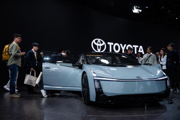 Toyota reports a drop in profit as Trump’s taxes hurt Japanese automakers