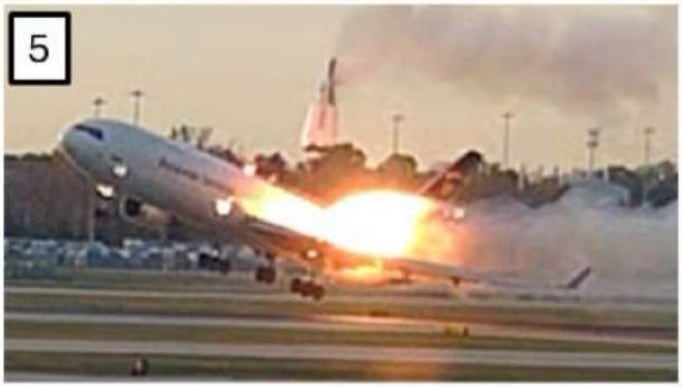 Nuevas fotos revelan que un motor se desprendió en el accidente del MD