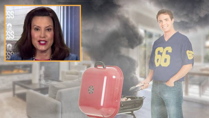 Governor Whitmer Orders Citizens To Barbecue Indoors