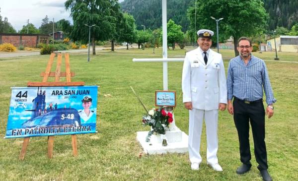 Homenaje al ARA San Juan en Lago Puelo