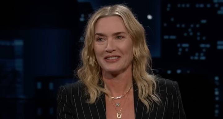 Kate Winslet Recalls Wearing Sheer Lace Outfit When Meeting King Charles for the First Time | jimmy kimmel live, Kate Winslet 