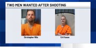 Two men wanted after shooting