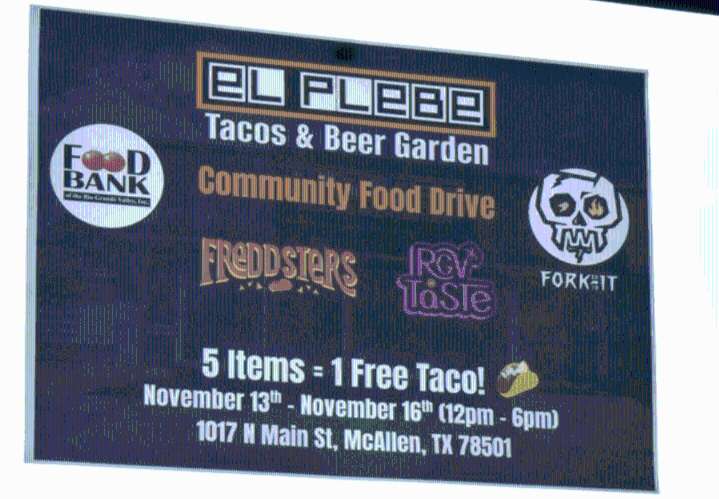 RGV food bloggers team up with taqueria to host food drive