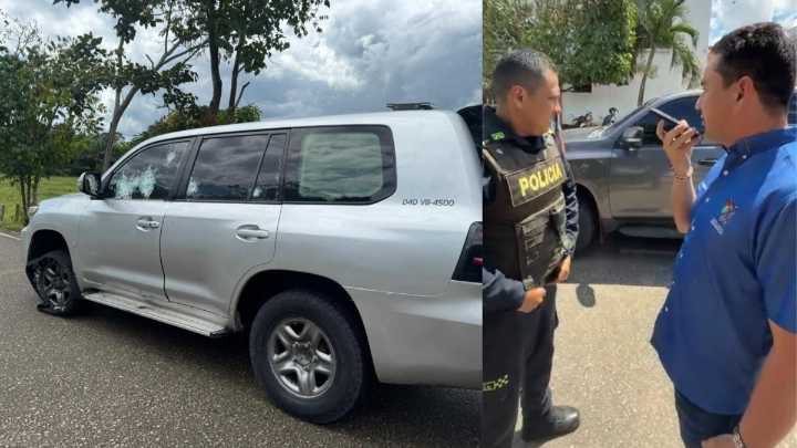 Vehículo en el que se movilizaba el gobernador de Arauca recibió entre 10 y 13 impactos de bala