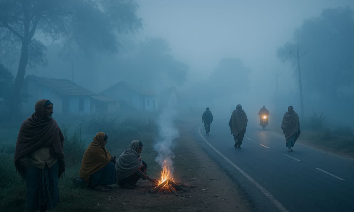 Winter Grip Tightens in Telangana, Single-Digit Temperatures Recorded in Many Areas