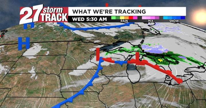 Early cold front starts to cool temperatures today
