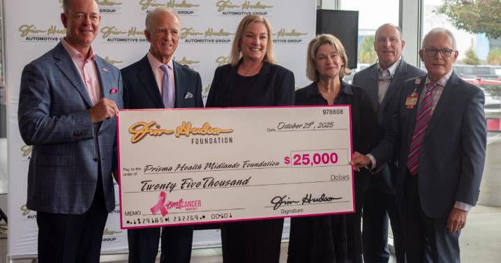Jim Hudson donation funds fight against breast cancer