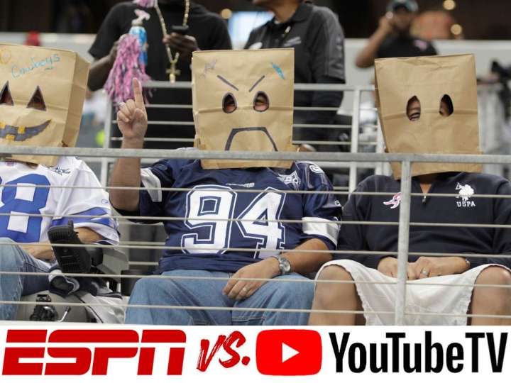 ESPN vs YouTube TV dispute update: Where to watch football streaming live on demand for free this weekend with free trials of streaming services like Fubo, DirecTV and day passes from Sling